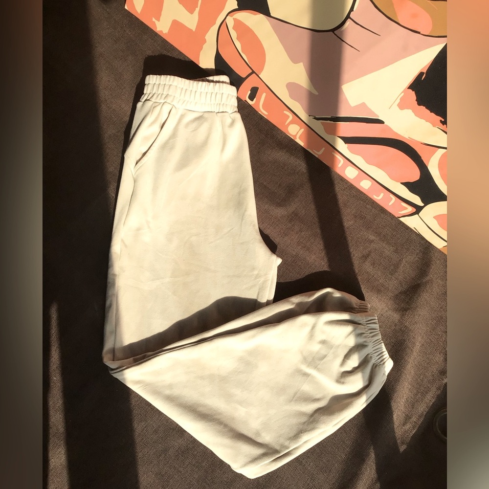WOMENS TAN JOGGERS